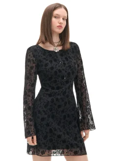 Cropp Sukienki, Kombinezony*Szyfonowa sukienka mini w kwiaty