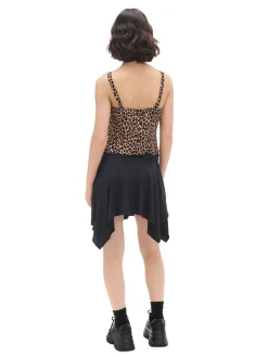 Cropp Koszulki, Topy*Top na ramiączkach w panterkę