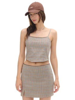 Cropp Koszulki, Topy|Sety*Top ze wzorem w kratę