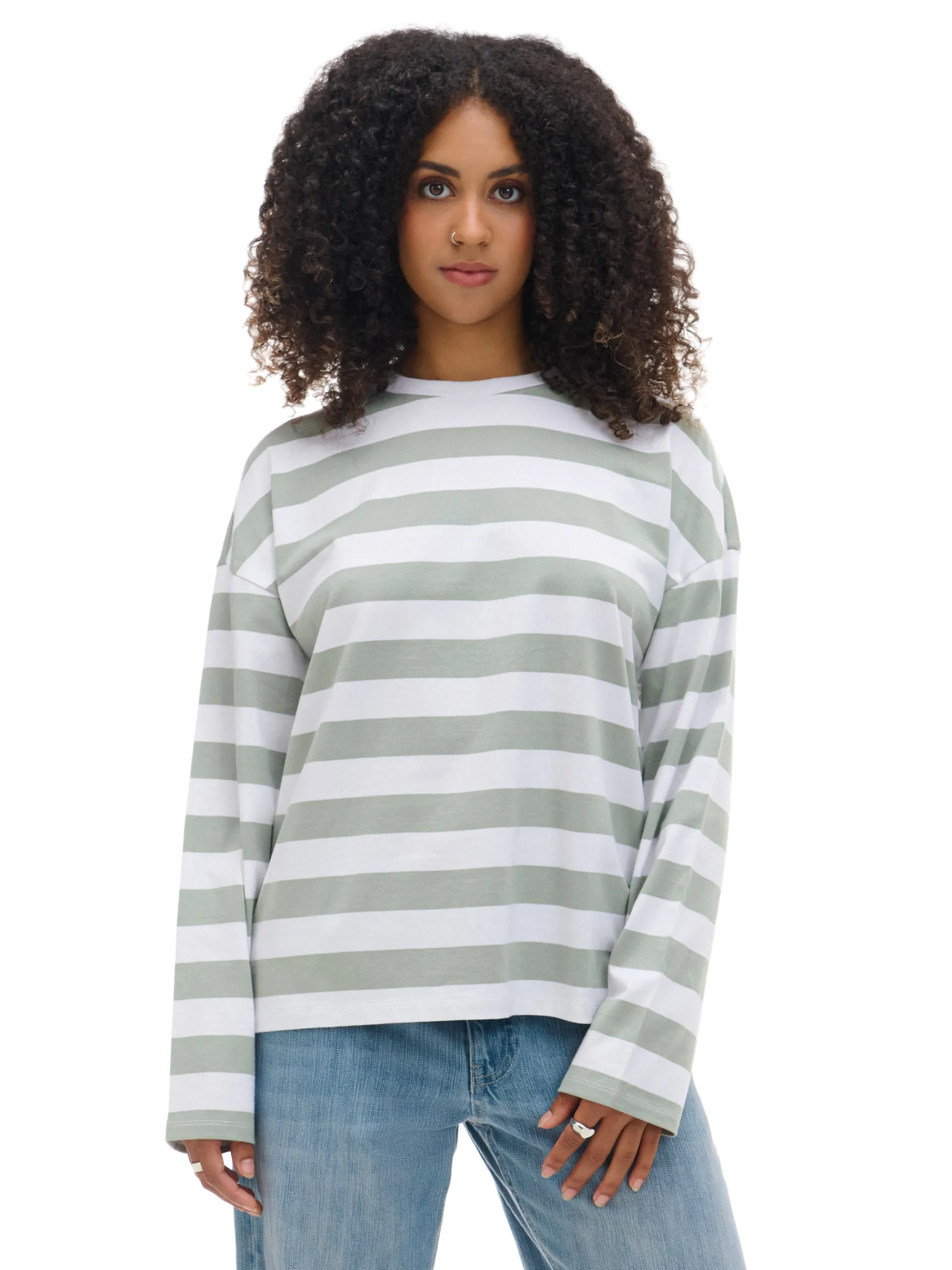 Cropp Unisex|Unisex*T-shirt longsleeve w paski UNISEX