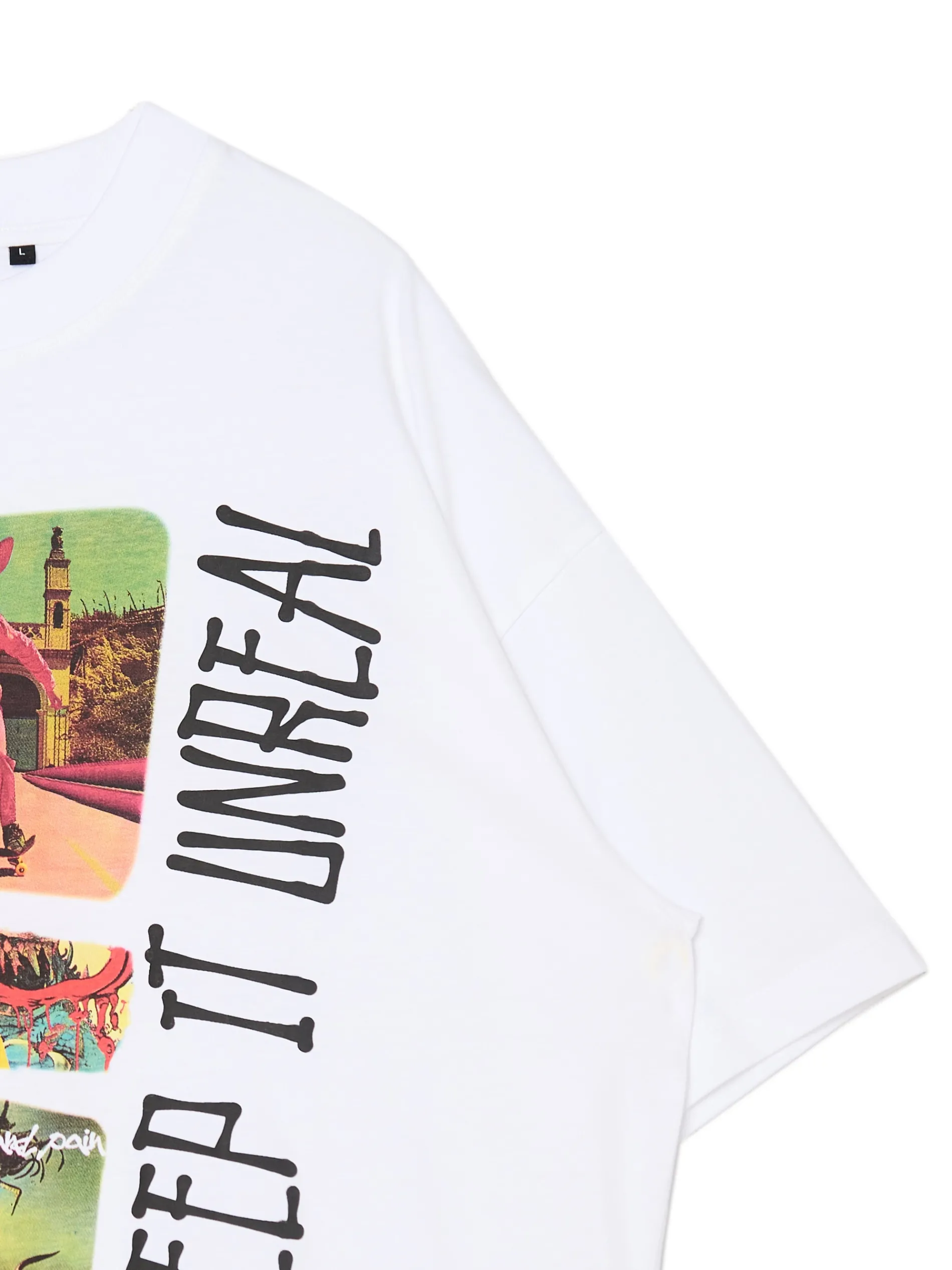 Cropp Koszulki*T-shirt oversize z nadrukiem