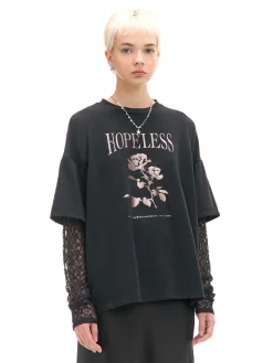 Cropp Koszulki, Topy*T-shirt z ażurowymi rękawami