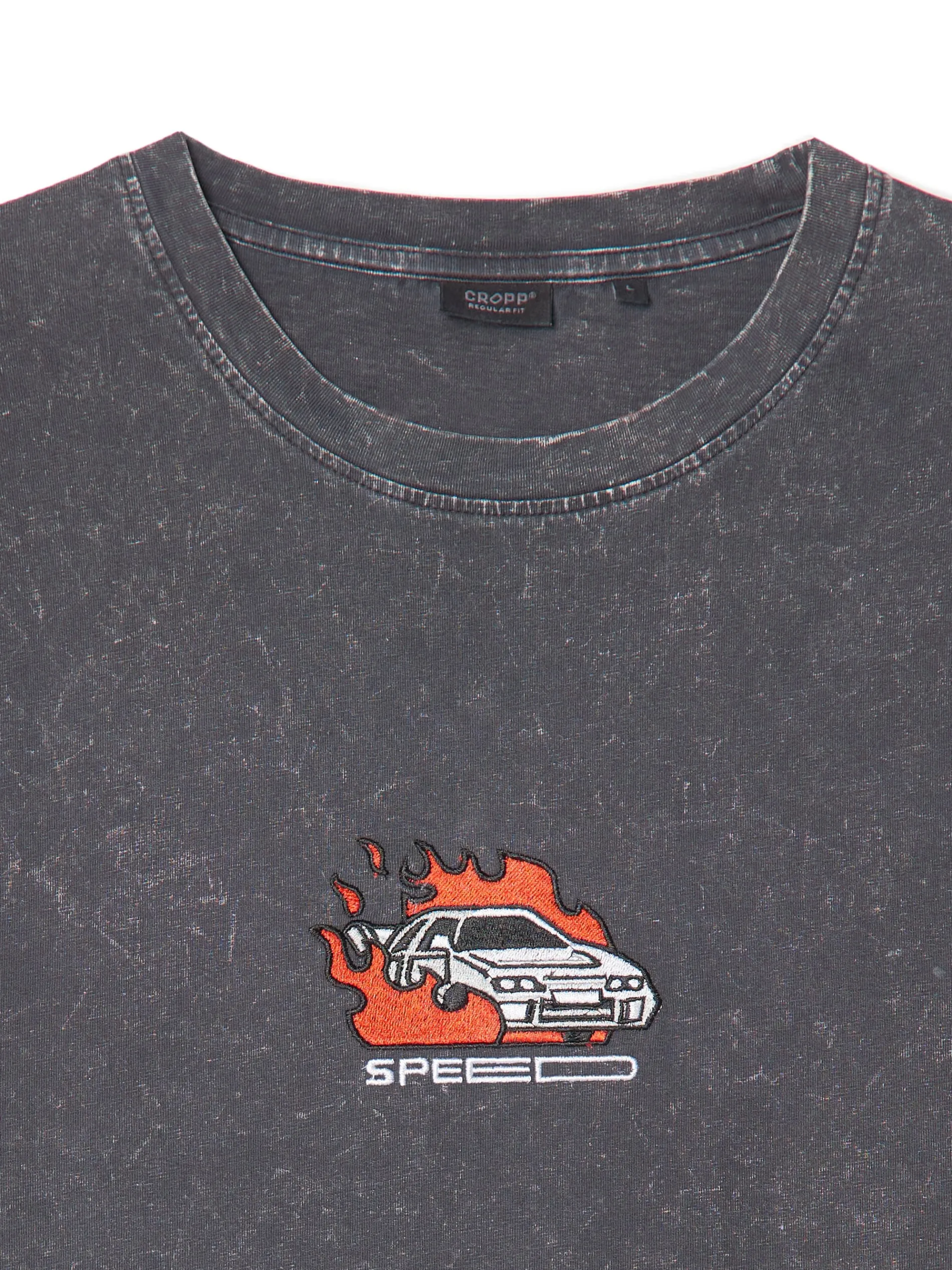 Cropp Koszulki*T-shirt z efektem acid wash