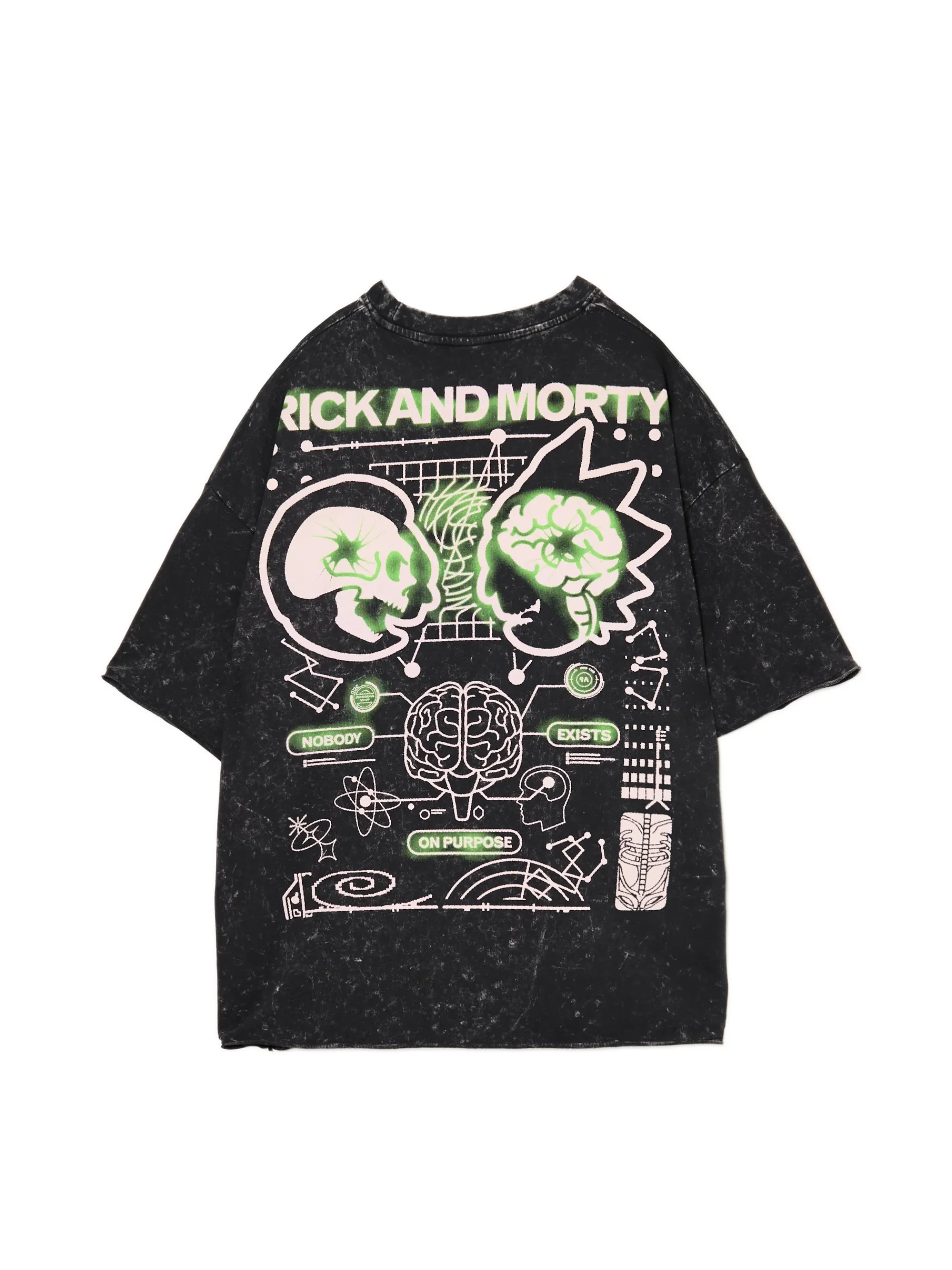 Cropp Koszulki*T-shirt z efektem sprania Rick i Morty