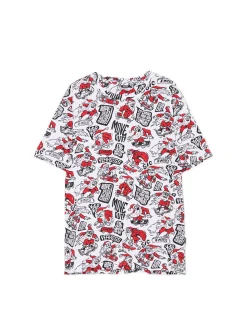 Cropp Ubrania Świąteczne|Koszulki*T-shirt z mikołajowymi skaterami