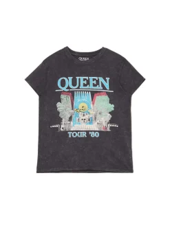 Cropp Koszulki, Topy*T-shirt z nadrukiem Queen