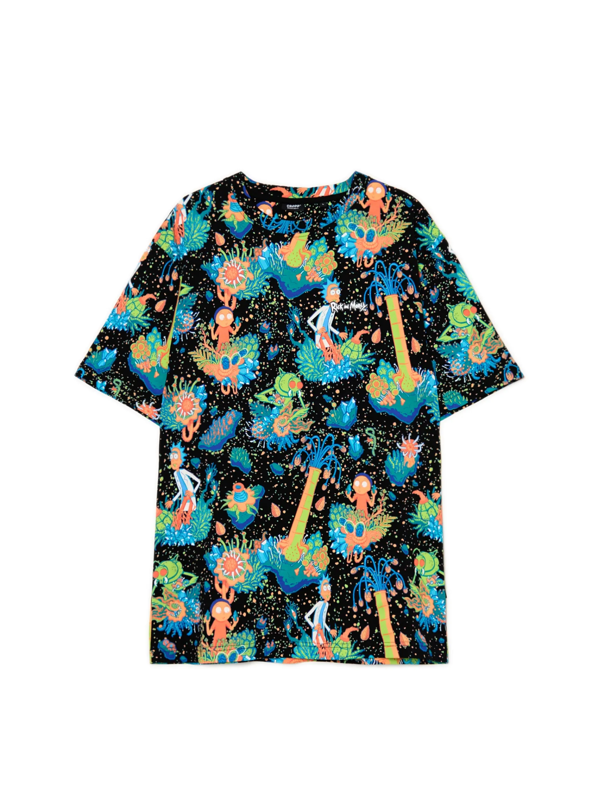 Cropp Koszulki*T-shirt z printem all over Rick i Morty