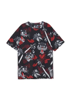 Cropp Koszulki*T-shirt z wielokolorowym nadrukiem