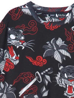 Cropp Koszulki*T-shirt z wielokolorowym nadrukiem