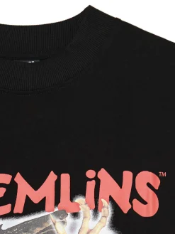 Cropp Ubrania Świąteczne|Koszulki, Topy*Świąteczna czarna koszulka z Gremlinami