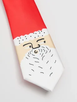 Cropp Krawaty|Akcesoria Świąteczne*Świąteczny krawat z Mikołajem