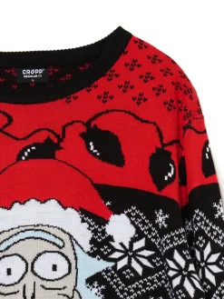 Cropp Ubrania Świąteczne|Swetry*Świąteczny sweter Rick and Morty