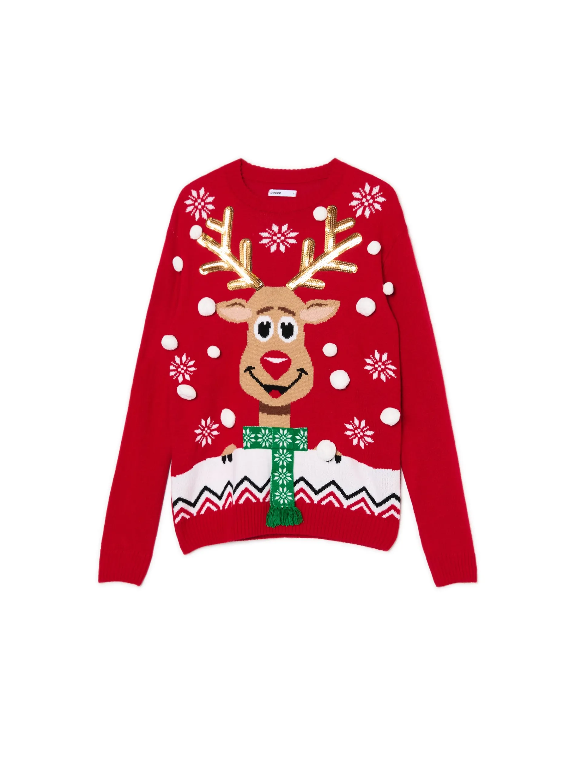 Cropp Ubrania Świąteczne|Swetry*Świąteczny sweter z reniferem
