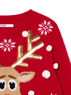 Cropp Ubrania Świąteczne|Swetry*Świąteczny sweter z reniferem