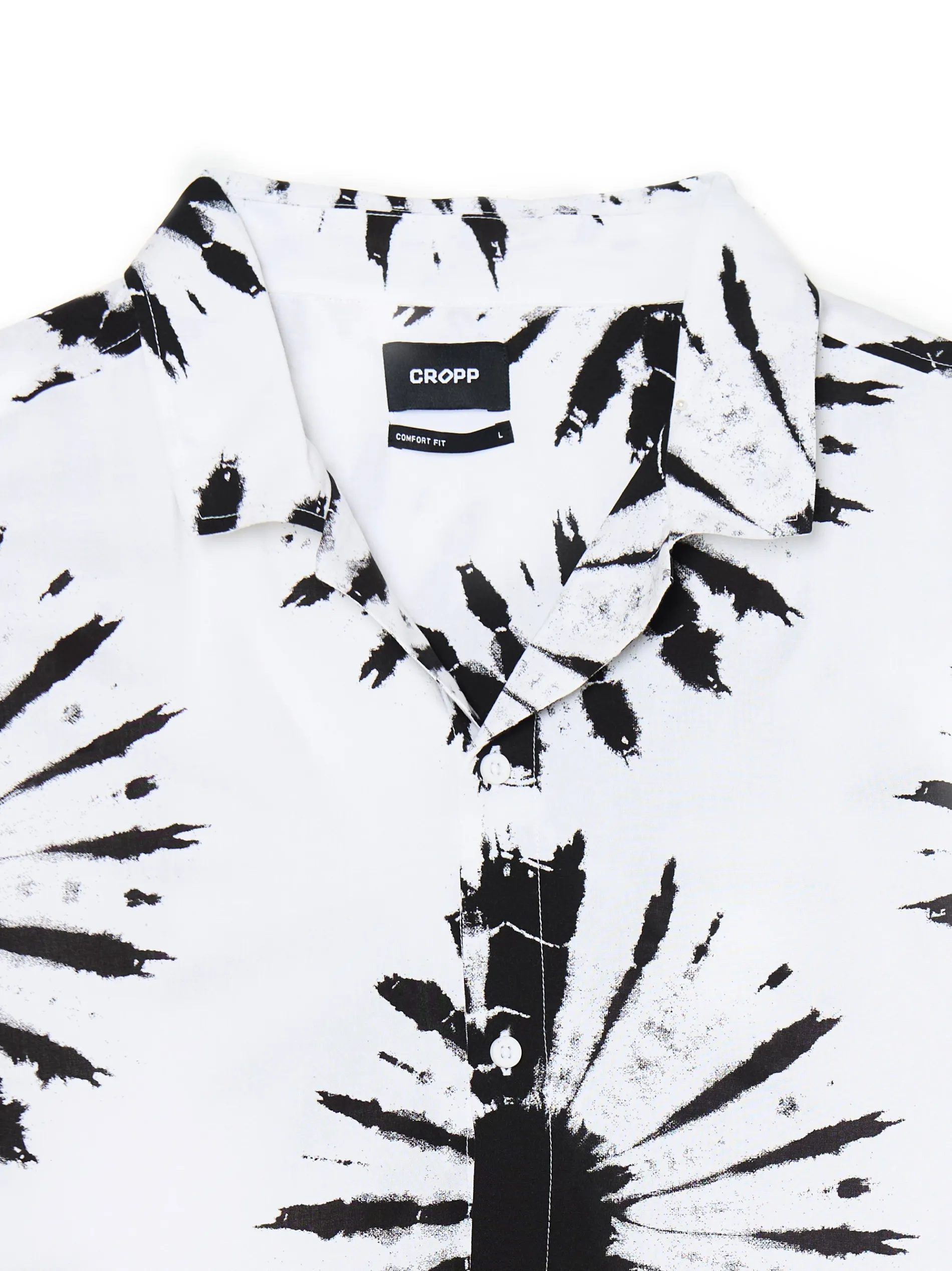 Cropp Koszule*Wzorzysta koszula z krótkim rękawem