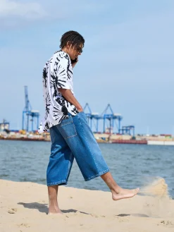 Cropp Koszule*Wzorzysta koszula z krótkim rękawem