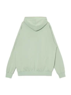 Cropp Bluzy*Zielona bluza z kapturem