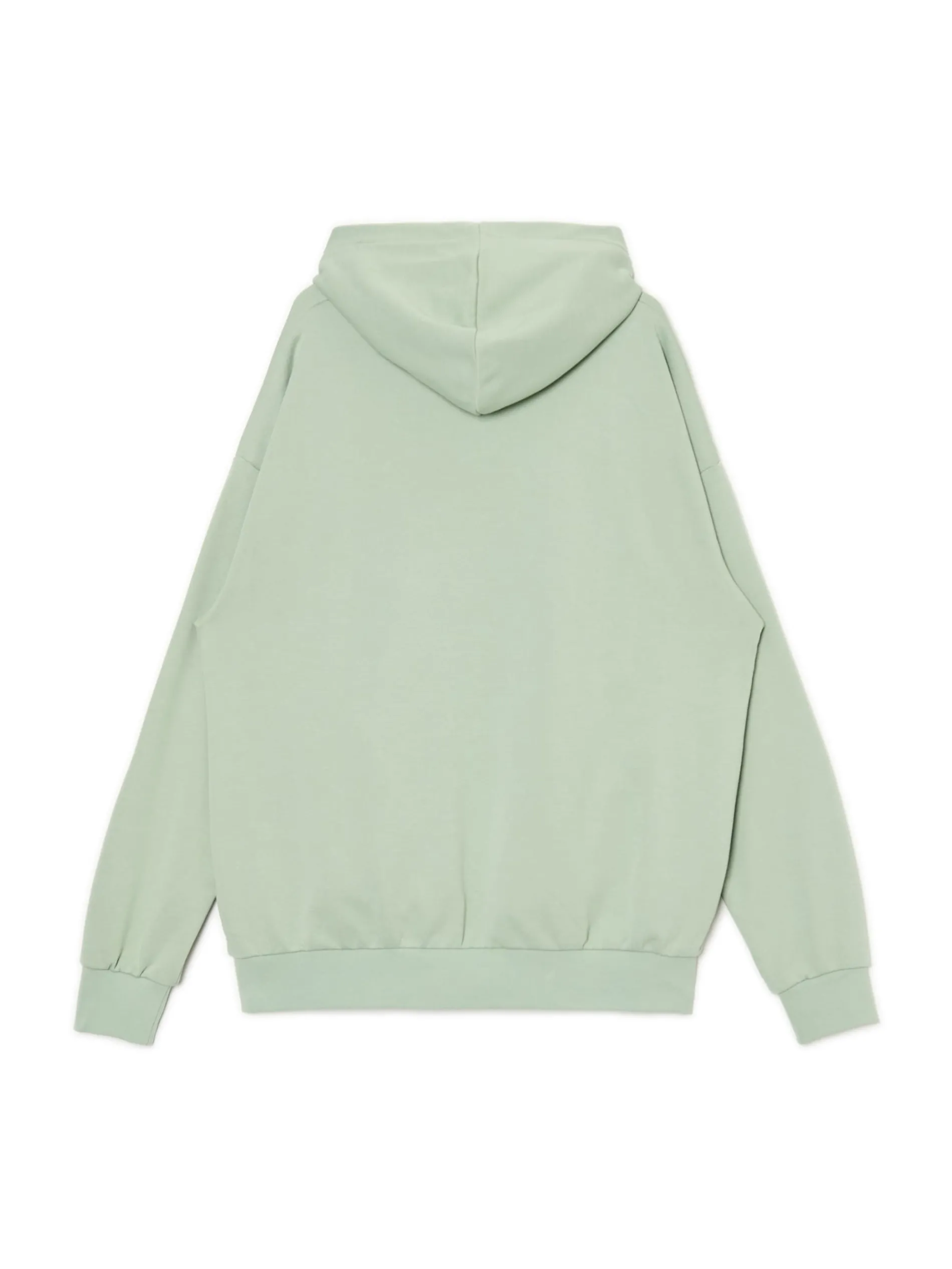 Cropp Bluzy*Zielona bluza z kapturem