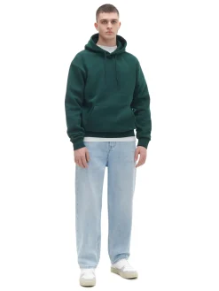 Cropp Bluzy*Zielona bluza z kapturem