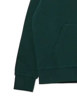 Cropp Bluzy*Zielona bluza z kapturem