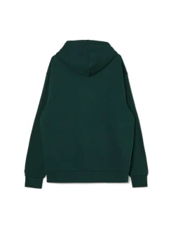 Cropp Bluzy*Zielona bluza z kapturem