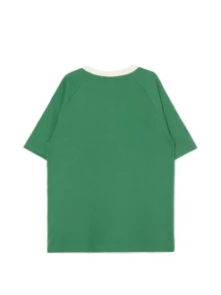 Cropp Koszulki*Zielona koszulka z nadrukiem