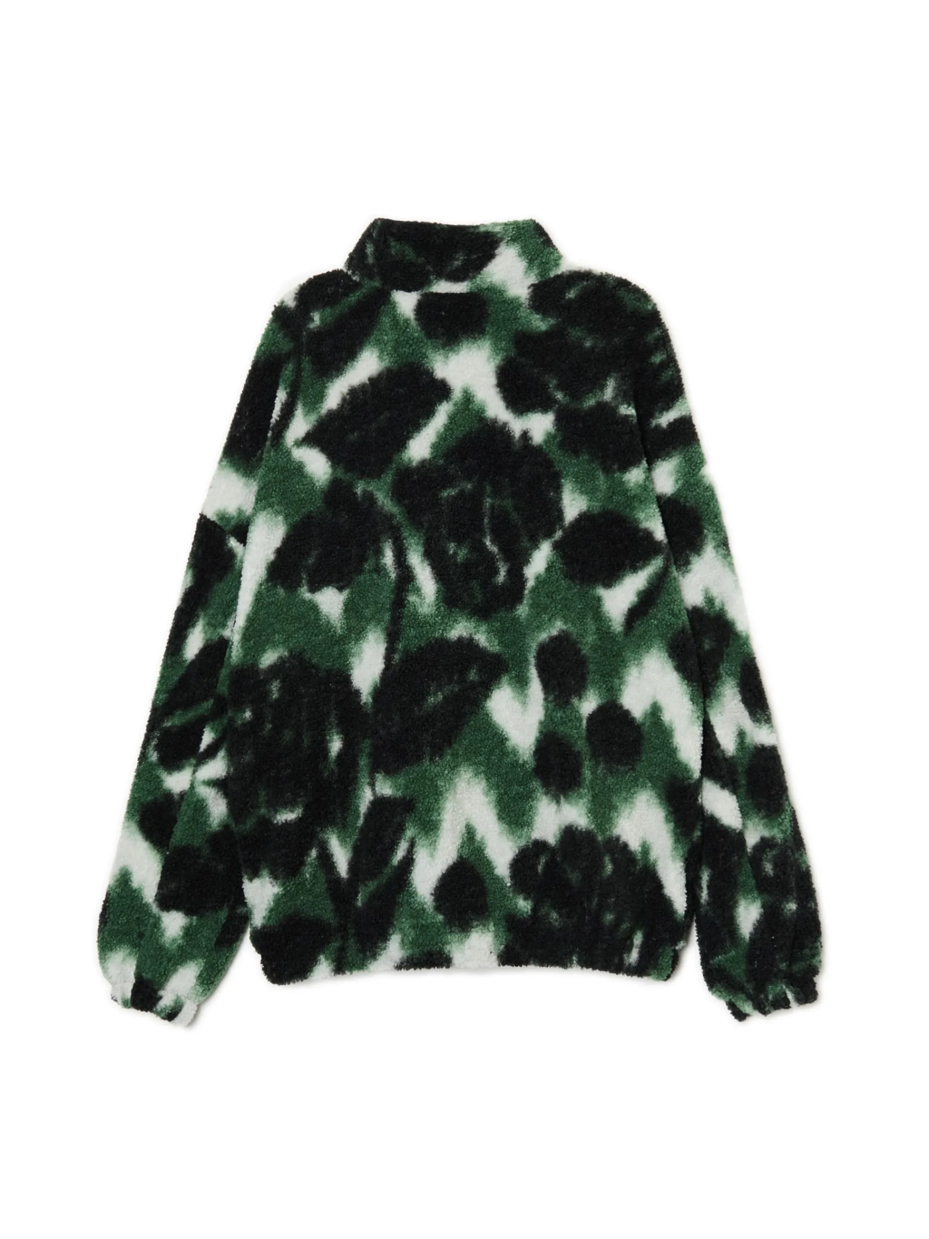 Cropp Bluzy*Zielona polarowa bluza ze stójką