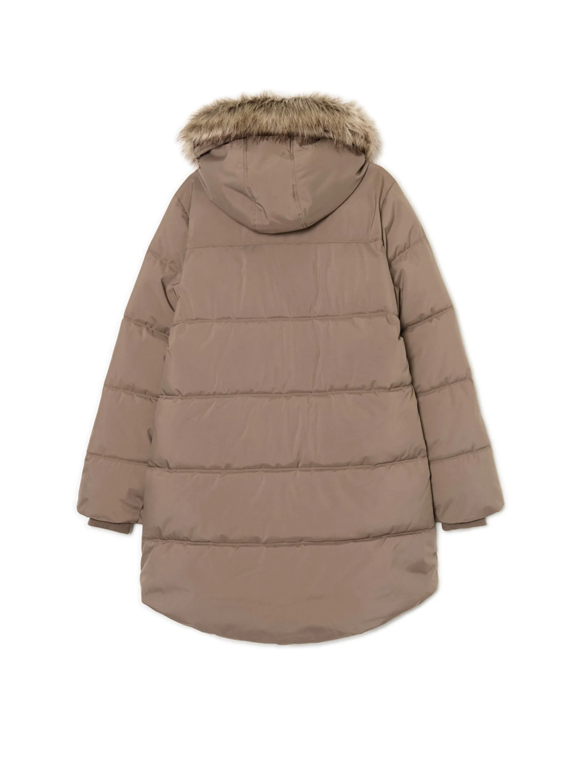 Cropp Kurtki, Płaszcze*Zimowy pikowany płaszcz z kapturem