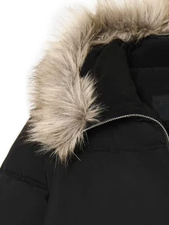 Cropp Kurtki, Płaszcze*Zimowy pikowany płaszcz z kapturem